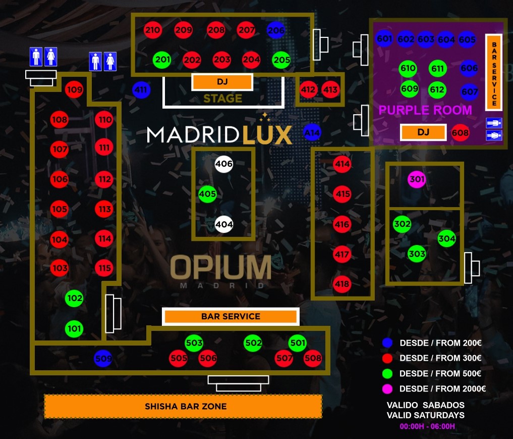 opium madrid halloween vip